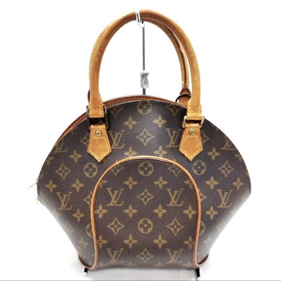 AUTH Louis Vuitton LV Ellipse Hand Bag Tote PM Brown Monogram - Picture 2 of 9